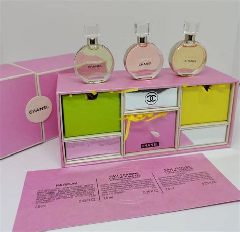 chanel perfume minis|Chanel mini perfume set price.